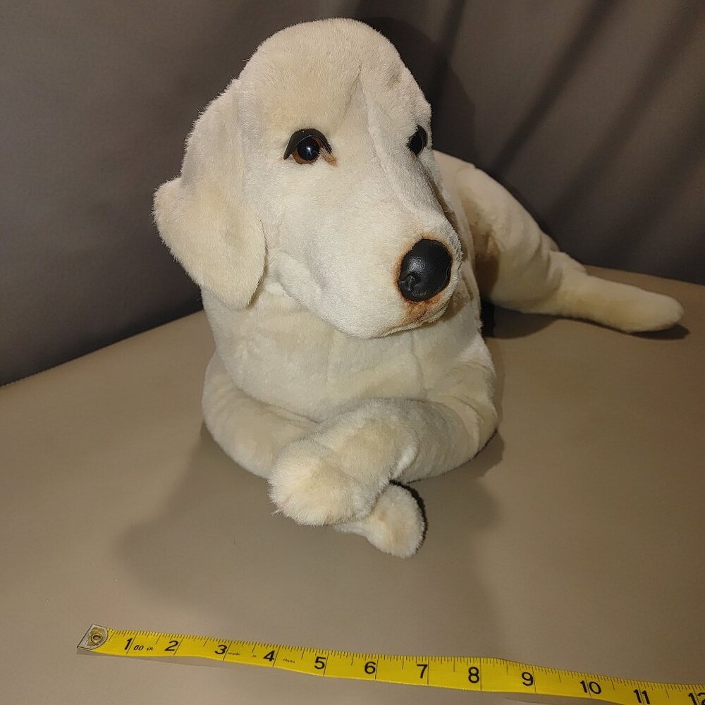 Mary Meyer Bravo Cream Labrador Retriever Plush Dog 1996 Stuffed Animal 24 Inch - Picture 4 of 10